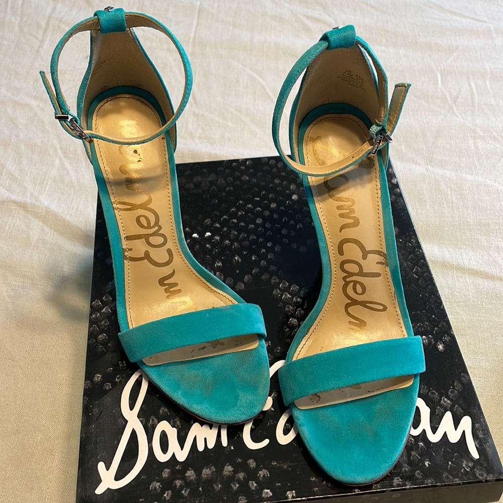 Sam Edelman Turquoise heels